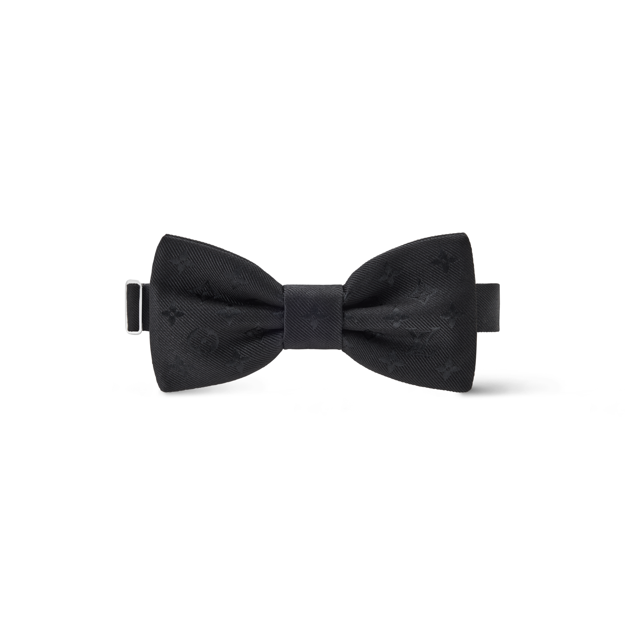 LOUIS VUITTON　ネクタイリボン　ホワイト×ブラック　E218 Black Ties Accessories | LOUIS VUITTON